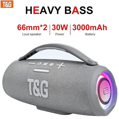 T&G TG Bluetooth Ourdoor Speaker with Bass, 60W Loud Boombox - color: CAMOUFLAGE