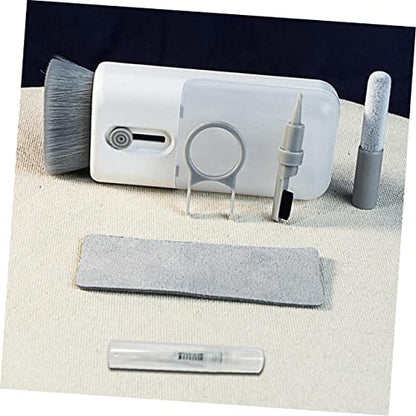 Headphone Cleaning Kit with Keycap Puller, White ABS PC Brush