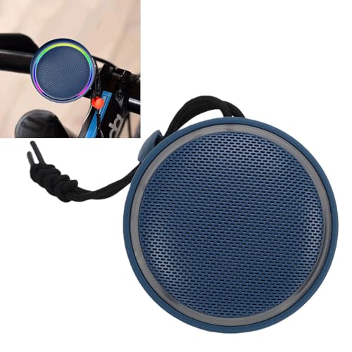 GOWENIC Bluetooth Shower Speaker, IPX6 with Suction Cup, Bluetooth 5.3 Fast Connect, for Camping Poolside Shower Hanging (Blue) - color: Blue