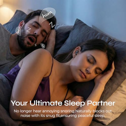 XO Simple is Beauty Sleep Earbuds, Mini ANC Earbuds with Sleep Mode,All-Day Comfortable Fit for Side Sleepers,BT 6.0 HiFi Stereo Sound,Touch Control, Noise Isolation Ear Buds for Sleeping/Working