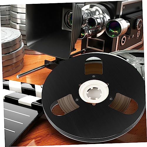 jojofuny 3holes Take up Reel for Recording Empty Aluminum Alloy Tape Reel Replacement for Sound
