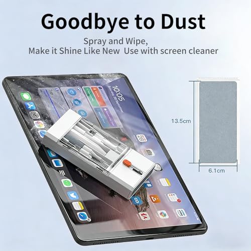 22 in 1 Multifunctional Cleaner Kit for AirPods and Electronic Devices, Keyboard, Laptop for iPad, iPhone, Camera, Earbuds, with Retractable Brush, Keycap Puller, Spray & Microfiber Cloth - size: 22 in 1