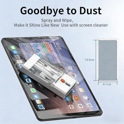 22 in 1 Multifunctional Cleaner Kit for AirPods and Electronic Devices, Keyboard, Laptop for iPad, iPhone, Camera, Earbuds, with Retractable Brush, Keycap Puller, Spray & Microfiber Cloth - size: 22 in 1