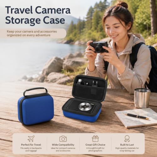 Relaxweex Hard Case with Foam, Blue, 7.1 x 4.7 x 3.1 Inch - color: Blue, size: 7.1 x 4.7 x 3.1 inch