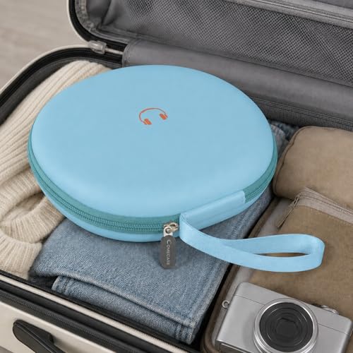 Comecase Headphone Case for JBL Tune 770NC，for JBL Live, 770NC, 660NC, 650B | Adjustable Divider, Cable Space and Carry Handle for Commuting, Gym and Travel, Students and Music Lovers, Case Only - Blue - color: Green