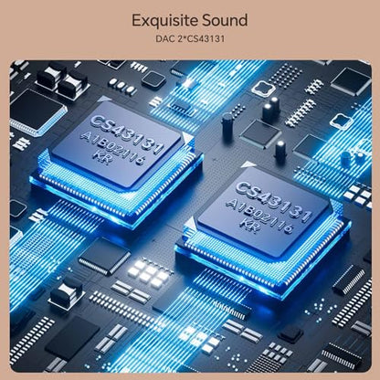 TempoTec Sonata BHD Portable USB C dongle DAC&,3 Gain Levels, 4.4mm&3.5mm,DSD256 PCM32Bit/384kHz