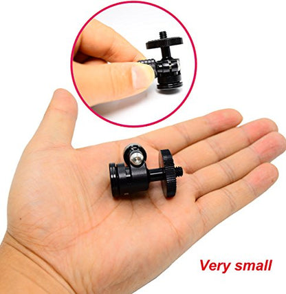 koolehaoda 3/8 Mini Ball Head for Camera Tripod Monopod (3/8 Ball Head) - size: 3/8-ballhead