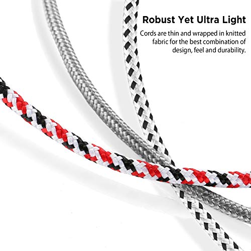 Headphone Splitter, 3.5mm Stereo 2-Way Audio Cable - 20CM / Zebra White | Stereo Audio Sound, Dual Headphone and Speaker Audio Output, Compatible with iPhone, iPad, Laptops, Tablets, 3.5mm devices - color: Zebra White, size: 9.8 inch / 25 cm