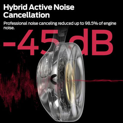 Monster Harmonic N22 ANC Active Noise Cancelling Headphones, Bluetooth Headphones Over Ear, 60H Playtime, HiFi Stereo Audio, Deep Bass, Buil Black | Over Ear with 3 EQ Modes, 110H Playtime, HiFi Stereo Audio, Bluetooth 6.0, Wireless Headphones for Work Tr