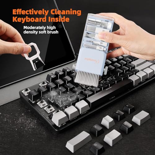 Tassmpitor Keyboard Cleaner & Laptop Cleaning Kit for Computer Screen, Blue - color: Morandi Light Blue