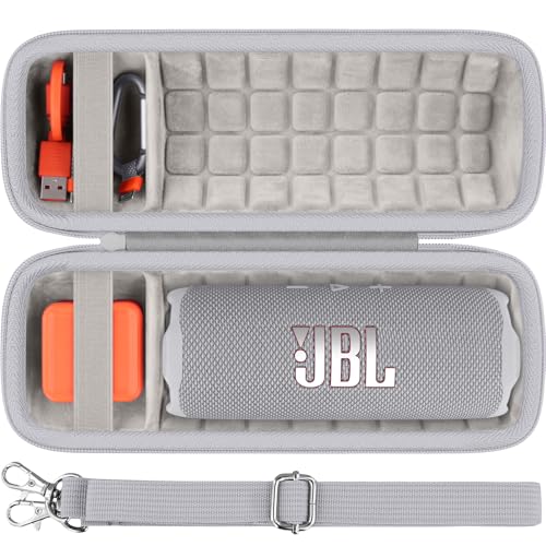Hard Case for JBL Flip 7 Portable Wireless Bluetooth Speaker - color: White Case