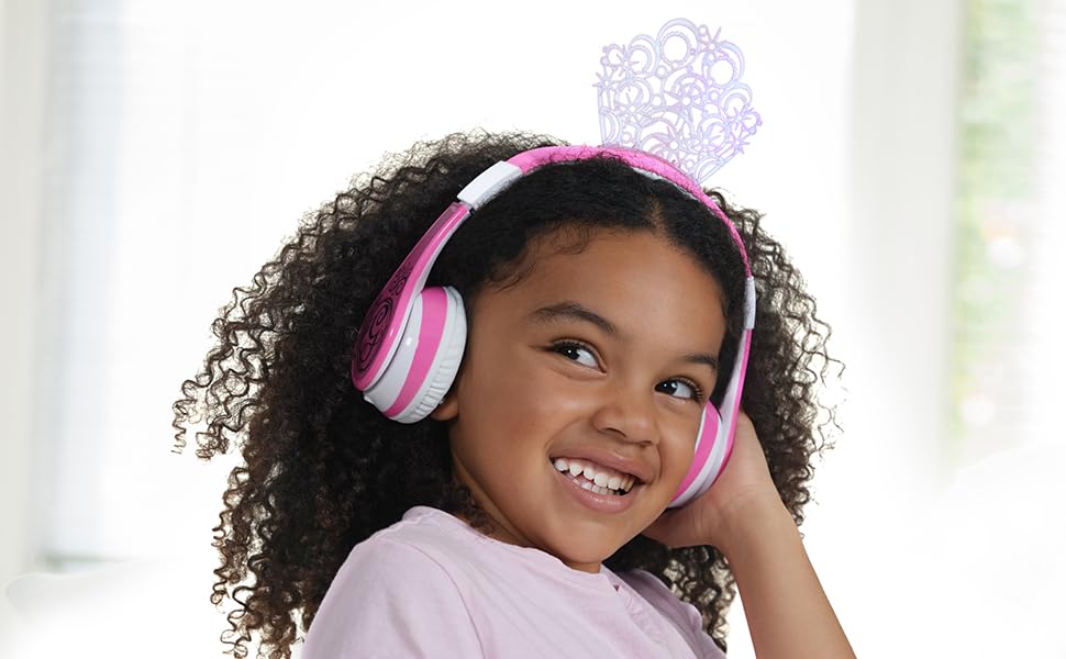 Wicked Glinda Bluetooth Headphones for Kids, Wireless Headphones for School, Home or Travel - color: Wicked Glinda