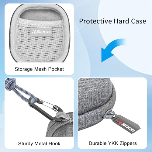 RLSOCO Carrying Case for JBL Tour Pro 2/Tour Pro 3 Wireless Earbuds (Grey) - color: Grey