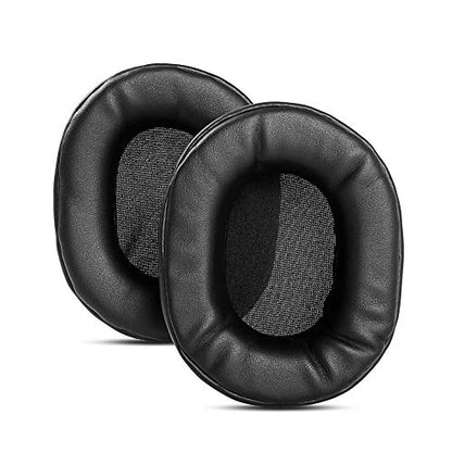Earpads Cushion Ear Pads Pillow Replacement Compatible with Pioneer SE-MS7BT SE MS7BT Headset Headphones (Black) - color: Black