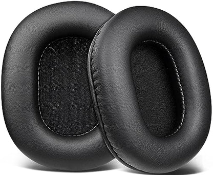 SOULWIT Earpads for ATH M50X Headphones - Black | for Audio Technica M50X/M40X/M30X/M20X/MSR7/SX1 Monitor Headphones - color: Black