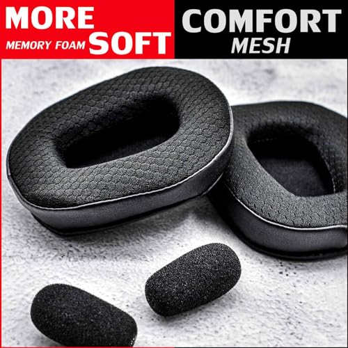 Ear Pads Compatible with B450-XT B550-XT Headset I with Microphone Foam (Cooling Gel Breathable Mesh)