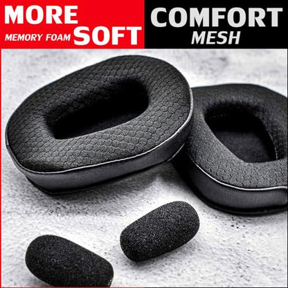 Ear Pads Compatible with B450-XT B550-XT Headset I with Microphone Foam (Cooling Gel Breathable Mesh)