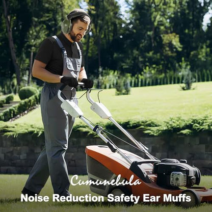 Noise Reduction Ear Protection Ear Muffs, Shooting Ear Protection, SNR 28dB Noise Cancelling Headphones for Adults Kids Autism, Hearing Protection for Shooting,Gun Range,Mowing - color: Army Green