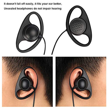 2Pin D Shape Earpiece Headset (2)
