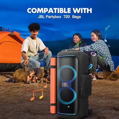 Protective Cover Case Compatible with JBL PartyBox 720 | Water-Resistant Carrying Case with Storage Bag, Splashproof Dustproof Portable Cover for Party Box 720 Speakers - size: For JBL partybox 720