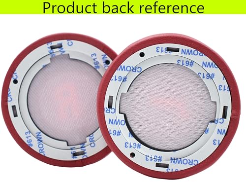 Replacement Ear Pads are Compatible with JBL E35 E45bt E45 Wireless Headphones. Made of Soft Protein Leather and Memory Foam, Replacement Ear Pads for Repair Accessories (red) - color: red