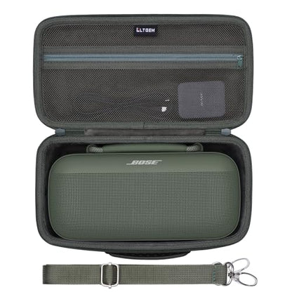 Case for Bose SoundLink Max Bluetooth Speakers Green | Hard Carrying Travel Case for Bose SoundLink Max Bluetooth Speakers - color: Green