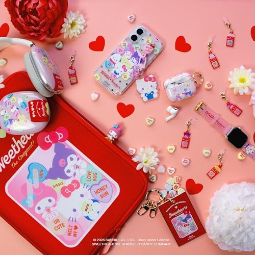Sonix x Sanrio Protective Case for AirPods Max Headphones - Stylish TPU Hard Shell Ear Cup Covers | Hello Kitty and Friends x Sweethearts Candies - color: Sanrio x Sweethearts