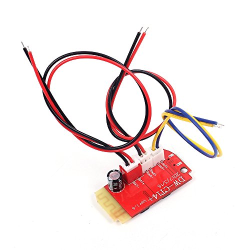 Audio Amplifier Board, Icstation Ḅḷụẹ-ṭọọṭḥ-Compatible Stereo Audio Amplifier Module 2x5W BT 5.0 Mini Amplifier Board 3.7V 5V for DIY Speakers