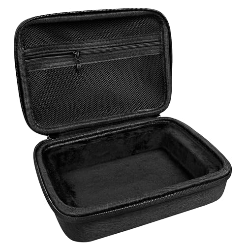 Musiin Audio Interface Case Compatible with Focusrite Scarlett Solo 4th Gen | Fender Quantum LT2,KORG NTS-3, EVA Storage with Soft Lining, Mesh Pocket, Dual Zipper, Portable Silicone Handle for Carrying
