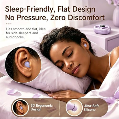 Smallest Invisible Earbuds Wireless Bluetooth, Low Profile Micro Tiny Discreet Hidden Earbuds for Work,Mini Small Headphones, Invisible Sleep Wireless Earphone for Small Earbuds