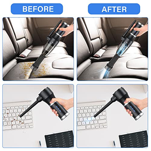 ATEngeus 3 in1 Compressed Air Duster & Vacuum, Air Blower, Vacuum Cleaner for pc - color: Tad053