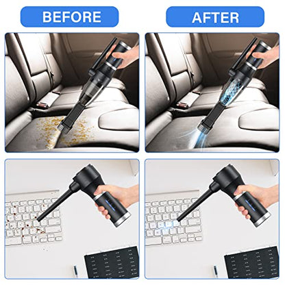 ATEngeus 3 in1 Compressed Air Duster & Vacuum, Air Blower, Vacuum Cleaner for pc - color: Tad053