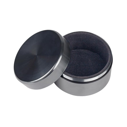 Soundlink Aluminum Alloy Earphone Case Waterproof in Ear Monitor Storage Box with Sponge Lining(Grey) - color: Grey