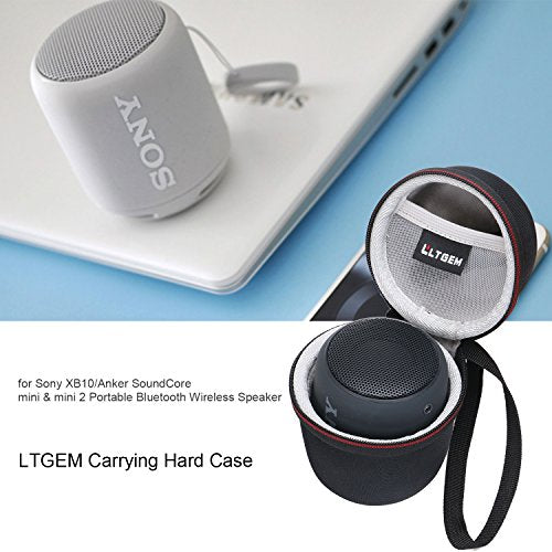 Case for Sony SRS-XB100/SRSXB13 Wireless Bluetooth Speaker Gray | Hard Carrying Travel Case for Sony SRS-XB100/SRSXB13 Wireless Bluetooth Portable Lightweight Speaker - color: Black+Gray