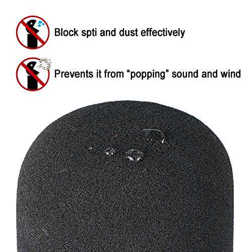 Windscreen Muff and Foam for Blue Yeti, Blue Yeti Pro USB Condenser Microphone, Indoor Outdoor Microphone Windshield 2 PACK by SUNMON - color: Yeti Windsrceen&Dead Cat