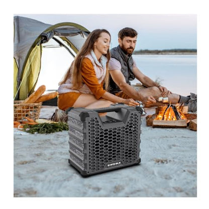 ION Trailblazer Summit All-Weather Durable iPX5 Water-Resistant Wireless Bluetooth Speaker and FM Radio