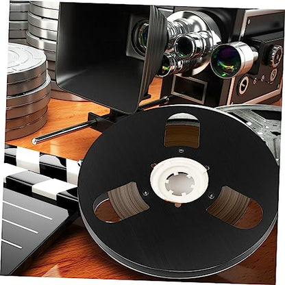 LALAFINA 3Holes Aluminum Alloy Empty Tape Reel Take Up Reel for Recording Low Noise High Output Replacement for to Tape Players and Recorders