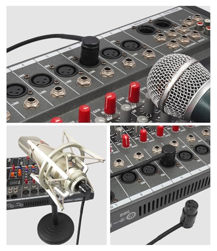 XLR Right Angle Adapter 3 Pin 90 Degree Rotatable XLR Female Connector for DIY Microphone Audio Cable 4PCS - style: Kinweistex 3 Pin 90 Degree Rotatable XLR Female Connector