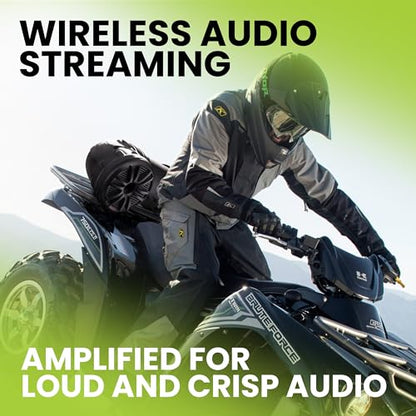 BOSS Audio Systems ATV25B ATV UTV Sound System, Amp and 6.5 Inch Speakers - style: 6.5" Speakers, Black with Remote