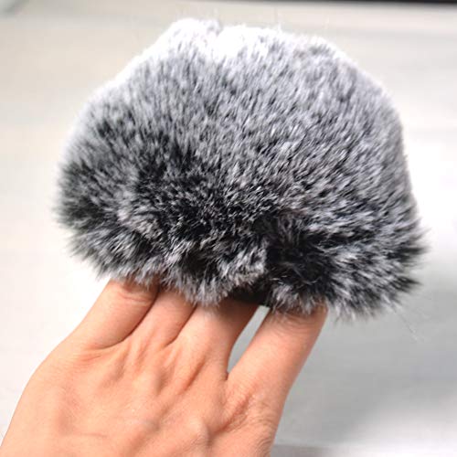 Microphone Windscreen Shield, Professional Microphone Furry, Windscreen Muff Wind Cover Compatible with Blue Yeti