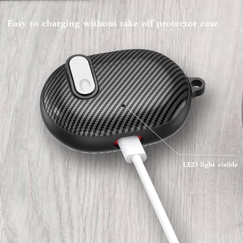 Beats Studio Buds/Studio Buds Plus Case Cover 2021/2023 Men Lock Clip with Clean Kit, GARTOO Protective Case and Cleaning Pen Compatible with Beat Studio Bud Plus for Women Girls Kids Black/White - color: Black/White