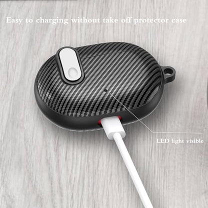 Beats Studio Buds/Studio Buds Plus Case Cover 2021/2023 Men Lock Clip with Clean Kit, GARTOO Protective Case and Cleaning Pen Compatible with Beat Studio Bud Plus for Women Girls Kids Black/White - color: Black/White