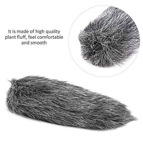 Acouto Microphone Windshield Furry for RODE VideoMic, Outdoor Recorder Wind Cover Furry Microphone Windscreen Muff