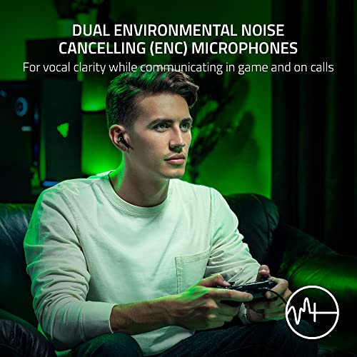 Razer Hammerhead HyperSpeed Wireless Multi-Platform Gaming Earbuds for Xbox Series X|S, Xbox One, PC, Mobile: ANC - Noise Cancelling Mic - Bluetooth 5.2 - RGB Chroma - 30 Hr Battery - style: Xbox
