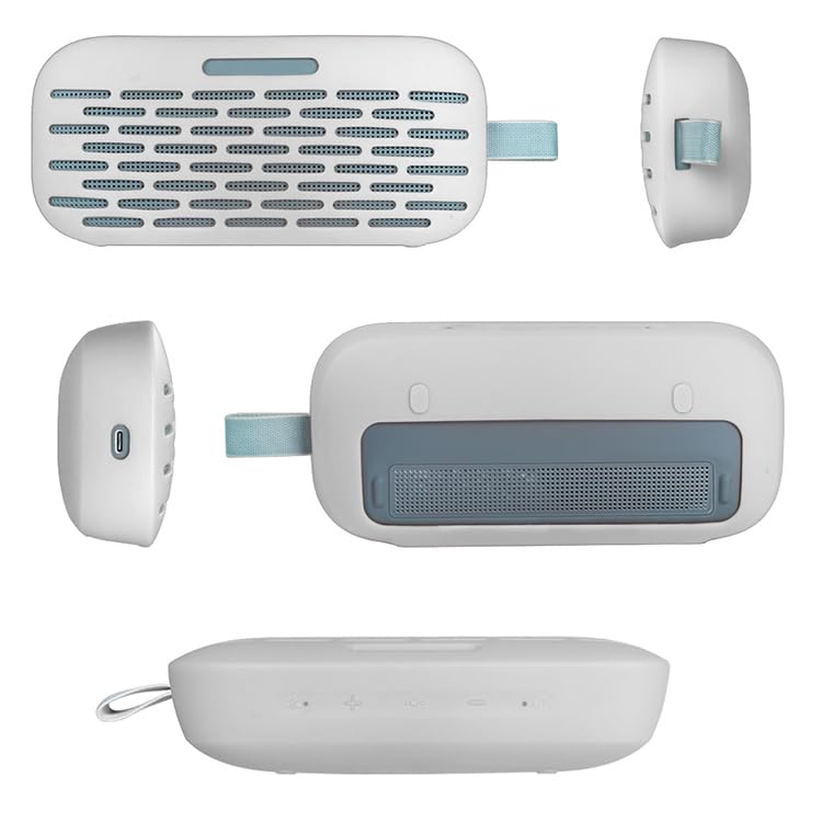 Silicone Protective Case Cover Sleeve Shell for Bose Soundlink Flex Speaker Frame Case Bag Skin Box Accessories - color: White