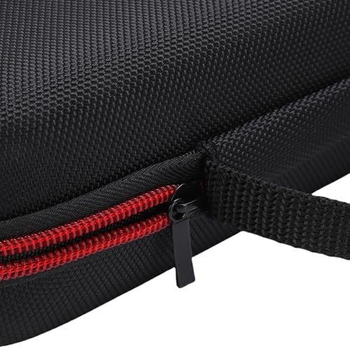 Zerone Shockproof Mic Case Wireless Microphone Bag Portable Dual Zipper Design with Soft Sponge Lining for Wireless Microphones Up to 23cm