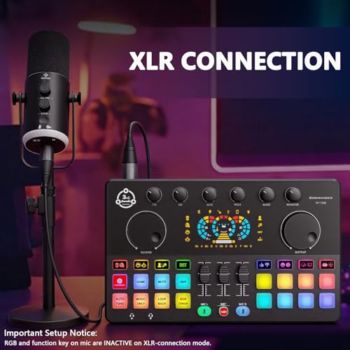 M100 Podcast Equipment Bundle,XLR/USB Dynamic Mic with Audio Interface - color: One dynamic mic bundle