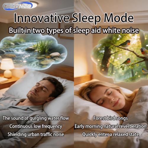 Efficient Noise Cancelling Sleep Earbuds (Obsidian Black) | Built in Sleep Mode, 2 Natural Sounds White Noise, Sleeping Earbuds - color: Obsidian Black