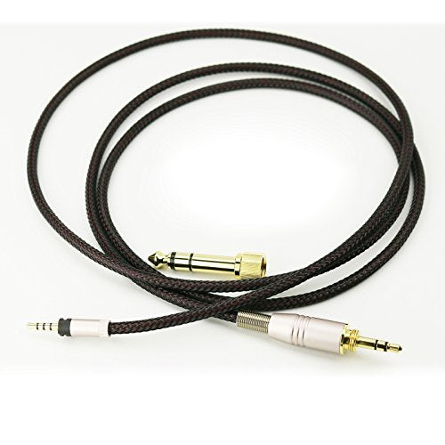 NewFantasia Replacement Audio Upgrade Cable for Sennheiser HD4.40, HD4.50, HD4.30i, HD4.30G Headphones 200cm/6ft - size: 2meters