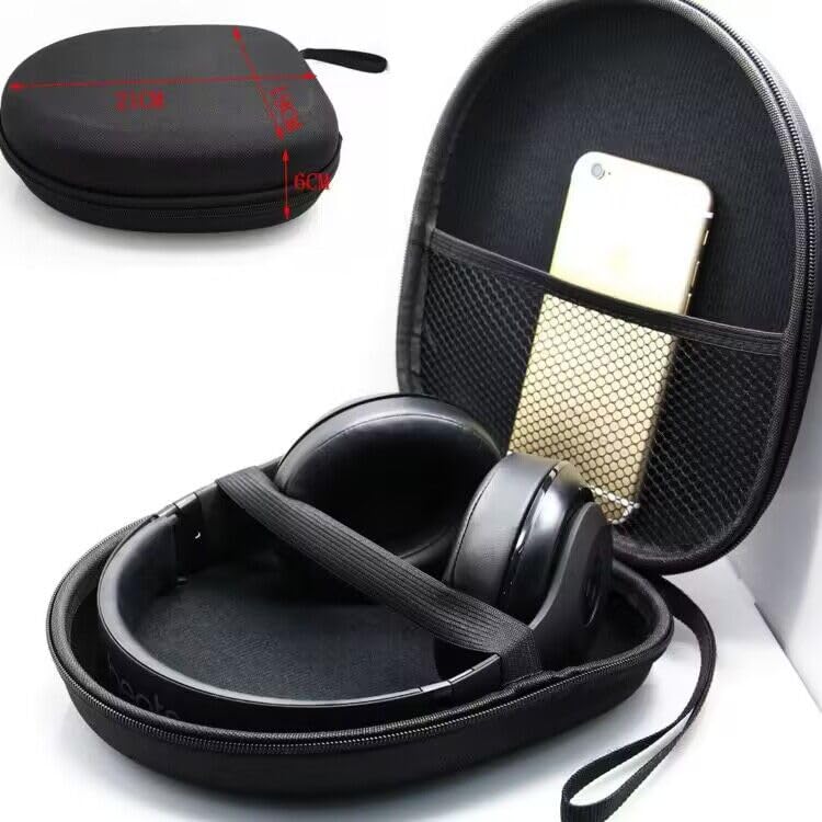 Headphone Case Headset Headphones Hard Shell Travel Carrying Bag for Sony WH-CH520, WH-CH710N, WH-XB910N, MDR-ZX100 ZX110 ZX310 ZX600, WH-1000XM4, for Bose QC45, QC35 II, 700, QC25, for JBL Tune 510BT